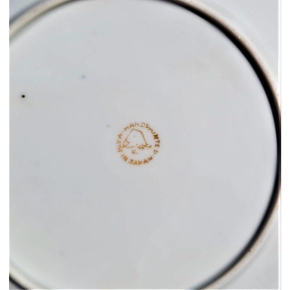 Vintage Tashiro Shoten 1950s Lusterware Made in Japan 4 Parrot Dessert‎ Plates - Picture 5 of 6